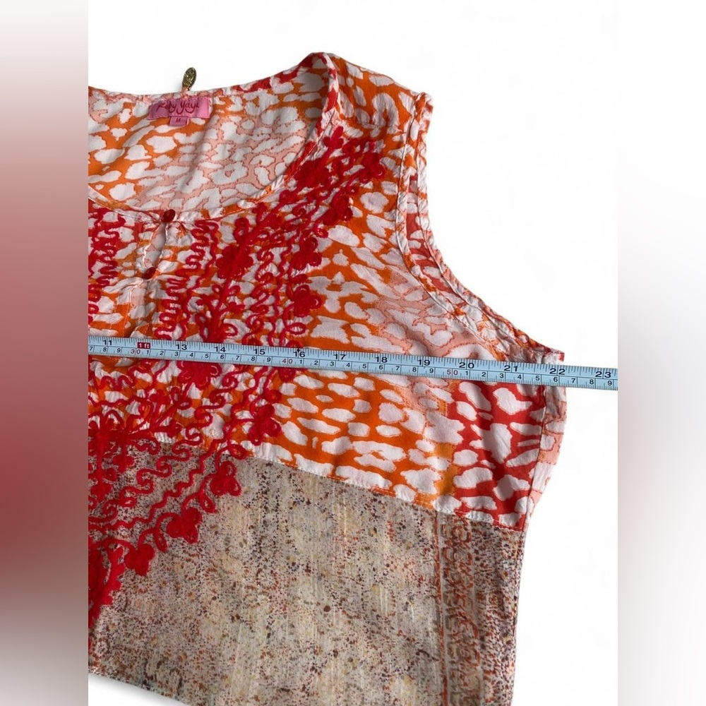 Ruby Yaya Embroidered Patchwork Boho Tunic Top - … - image 7